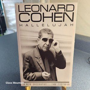 2009 Signed Leonard Cohen Hallelujah A New Biography Paperback Tim Footman